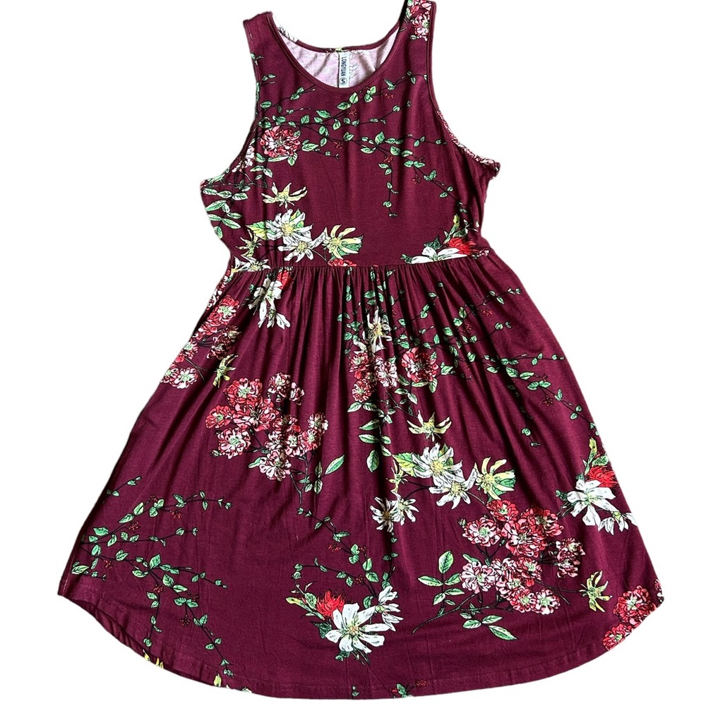 Longyuan Woman’s Summer Casual Sundress with Pockets Small S
